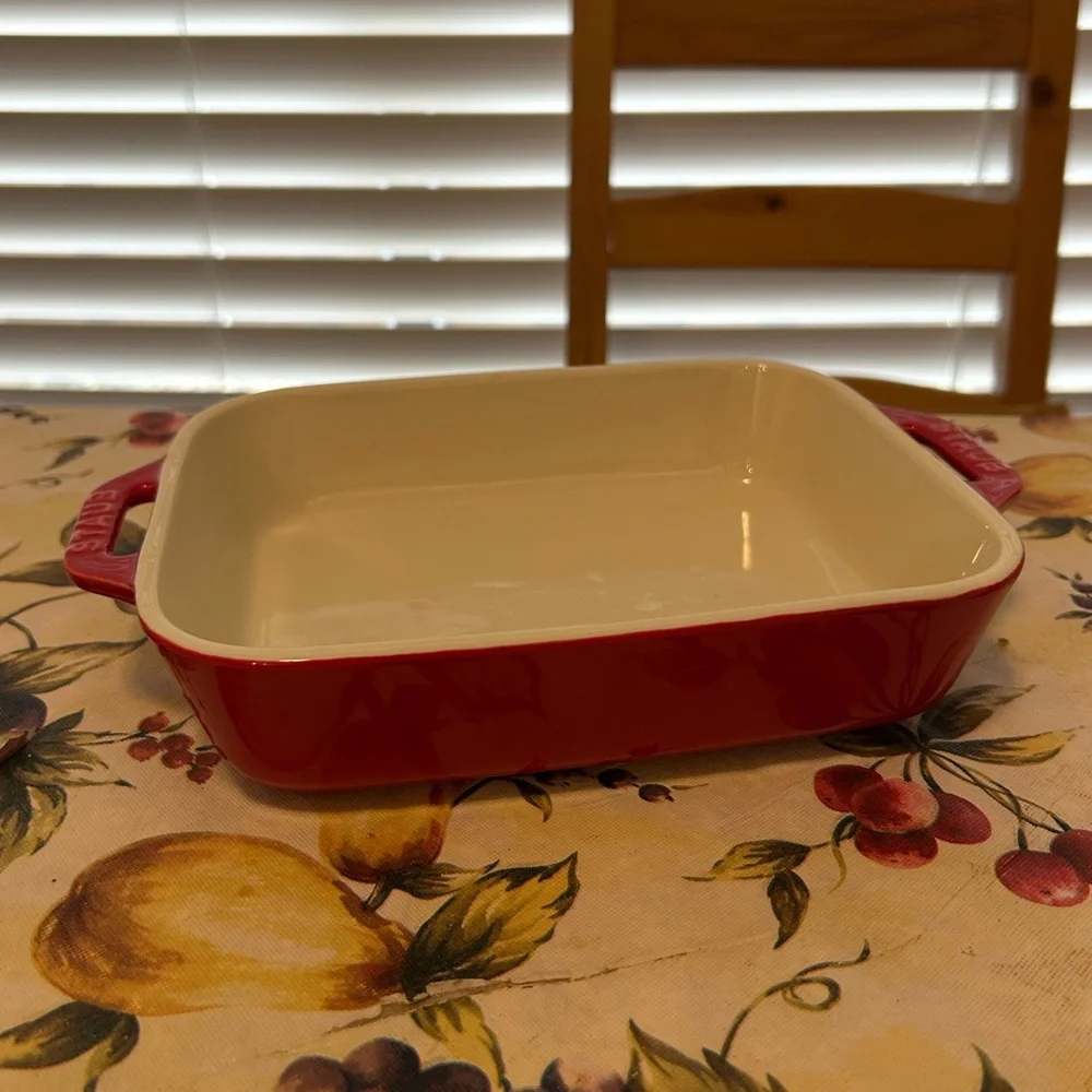 Staub NWOT Ceramic Rectangular Baking Dish